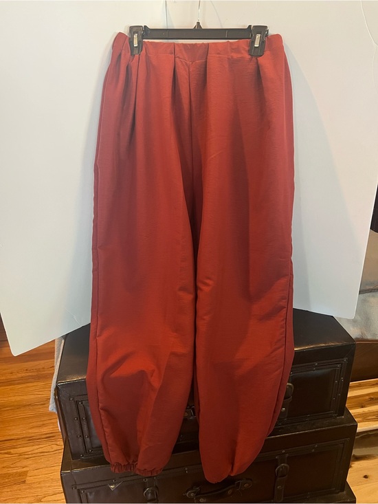 unbranded Pants - Women's Rust Red Relaxed Jogger Pants